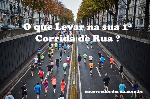 itens que devem ser levados na corrida