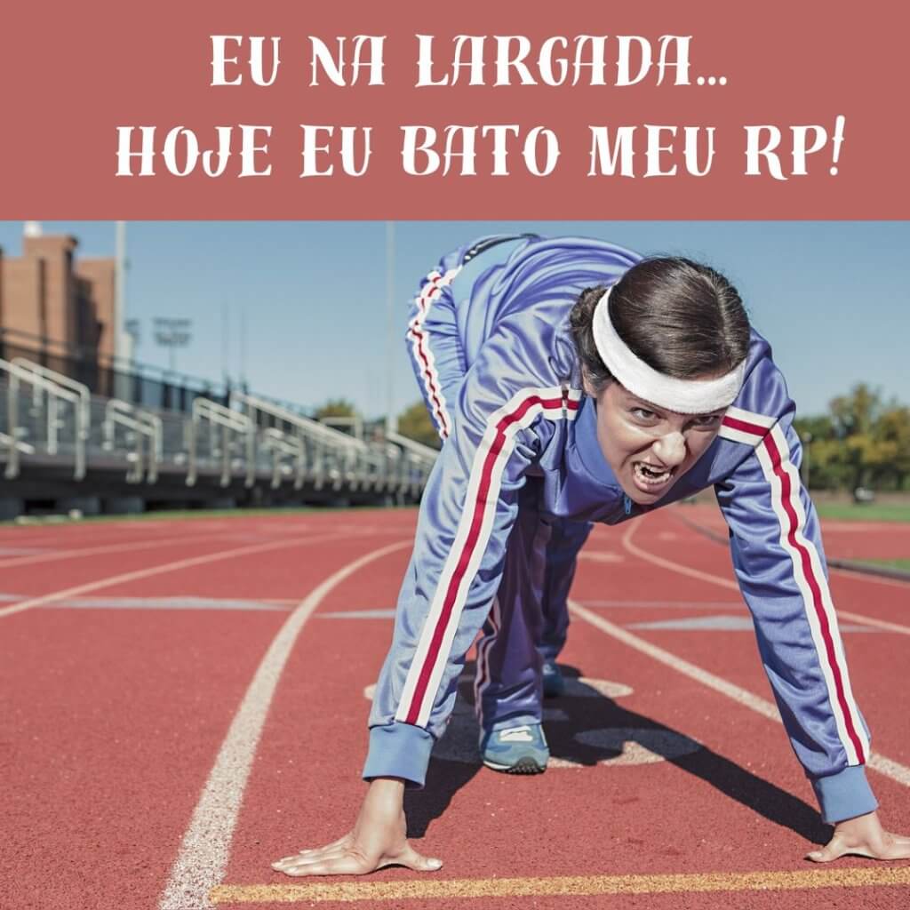 meme corredor bater recorde pessoal